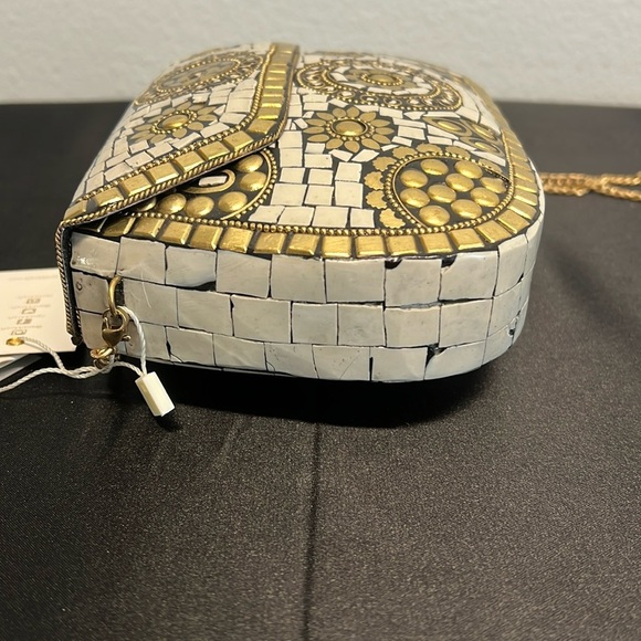 Antik Kraft | Metal Mosaic Purse w/ Crossbody Strap - Picture 10 of 15